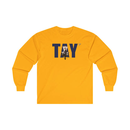 Taylor White Long Sleeve Tee