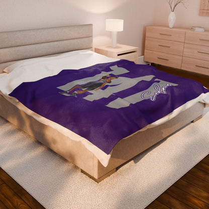 Moe Erdman Velveteen Plush Blanket