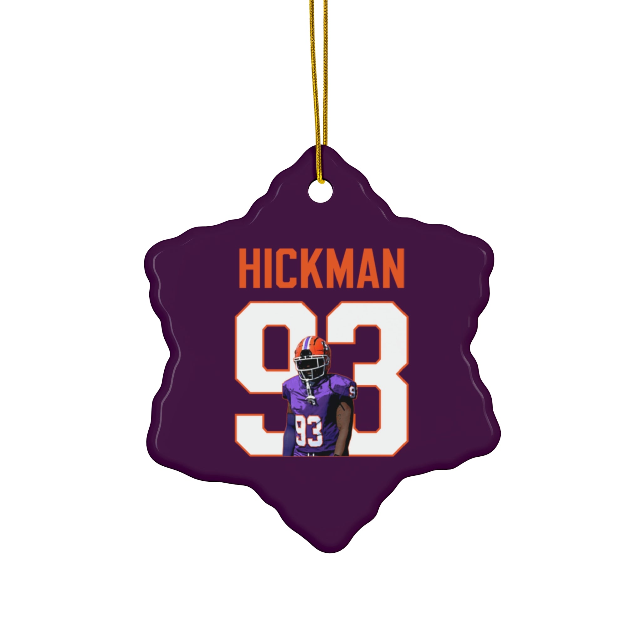 Thomas Hickman Ceramic Ornament