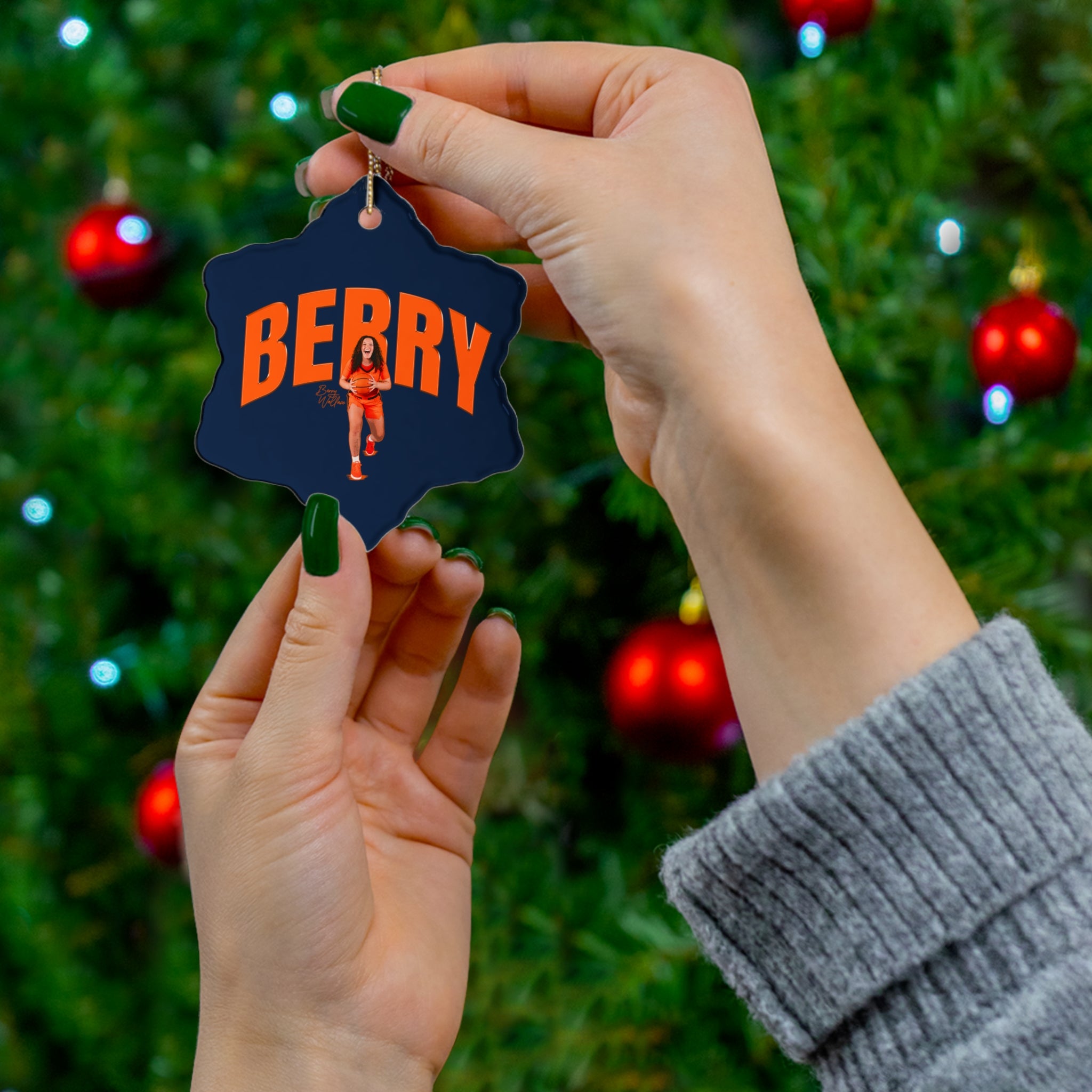 Berry Wallace Ceramic Ornament
