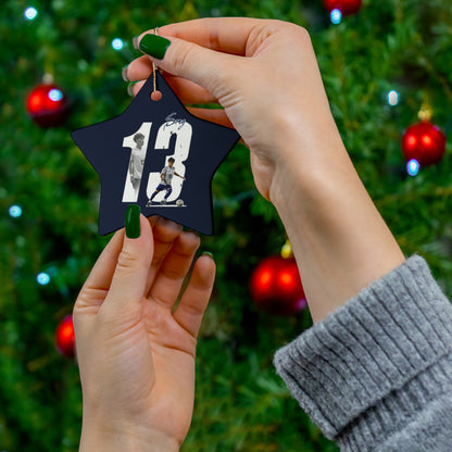 Justin Song Ceramic Ornament