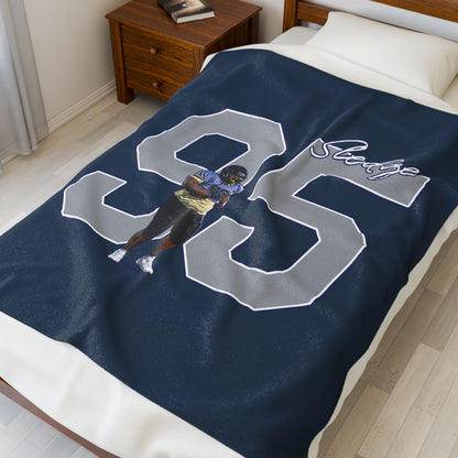 Cam Sledge Velveteen Plush Blanket