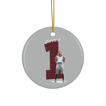 Layla Gugino Ceramic Ornament