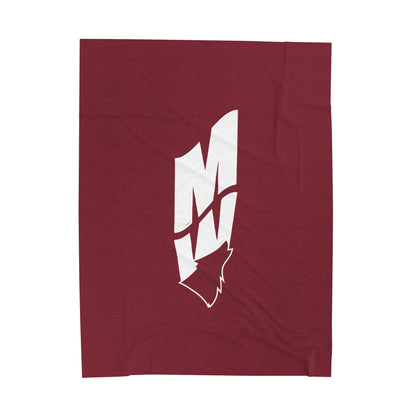 Mel Whitehead Velveteen Plush Blanket