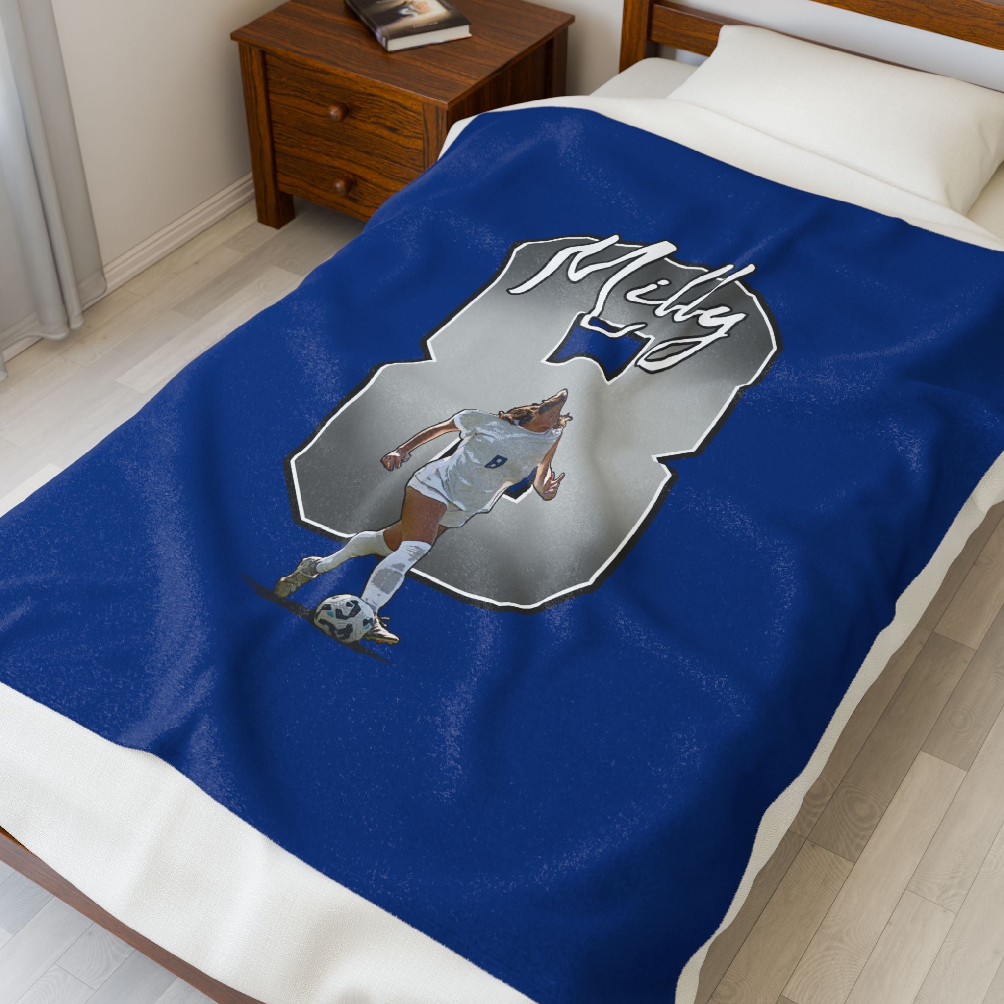 Ashley Miller Velveteen Plush Blanket