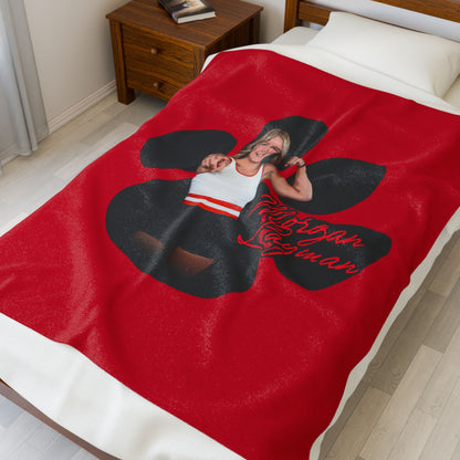 Morgan Layman Velveteen Plush Blanket