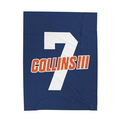 Leonard Collins III Velveteen Plush Blanket