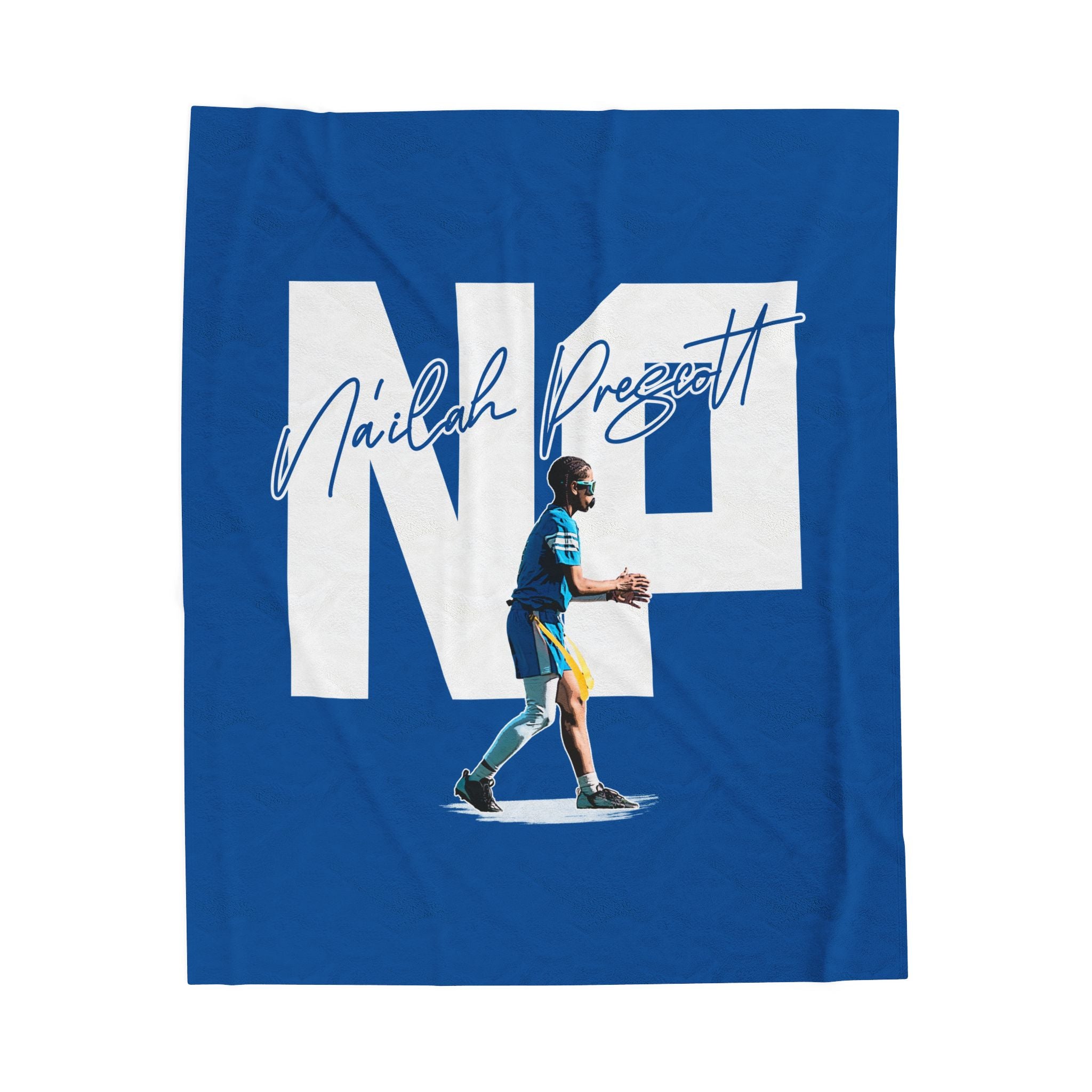 Na'ilah Prescott Velveteen Plush Blanket