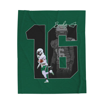 Charvez Brooks Jr Velveteen Plush Blanket
