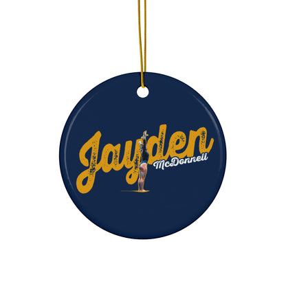 Jayden McDonnell Ceramic Ornament