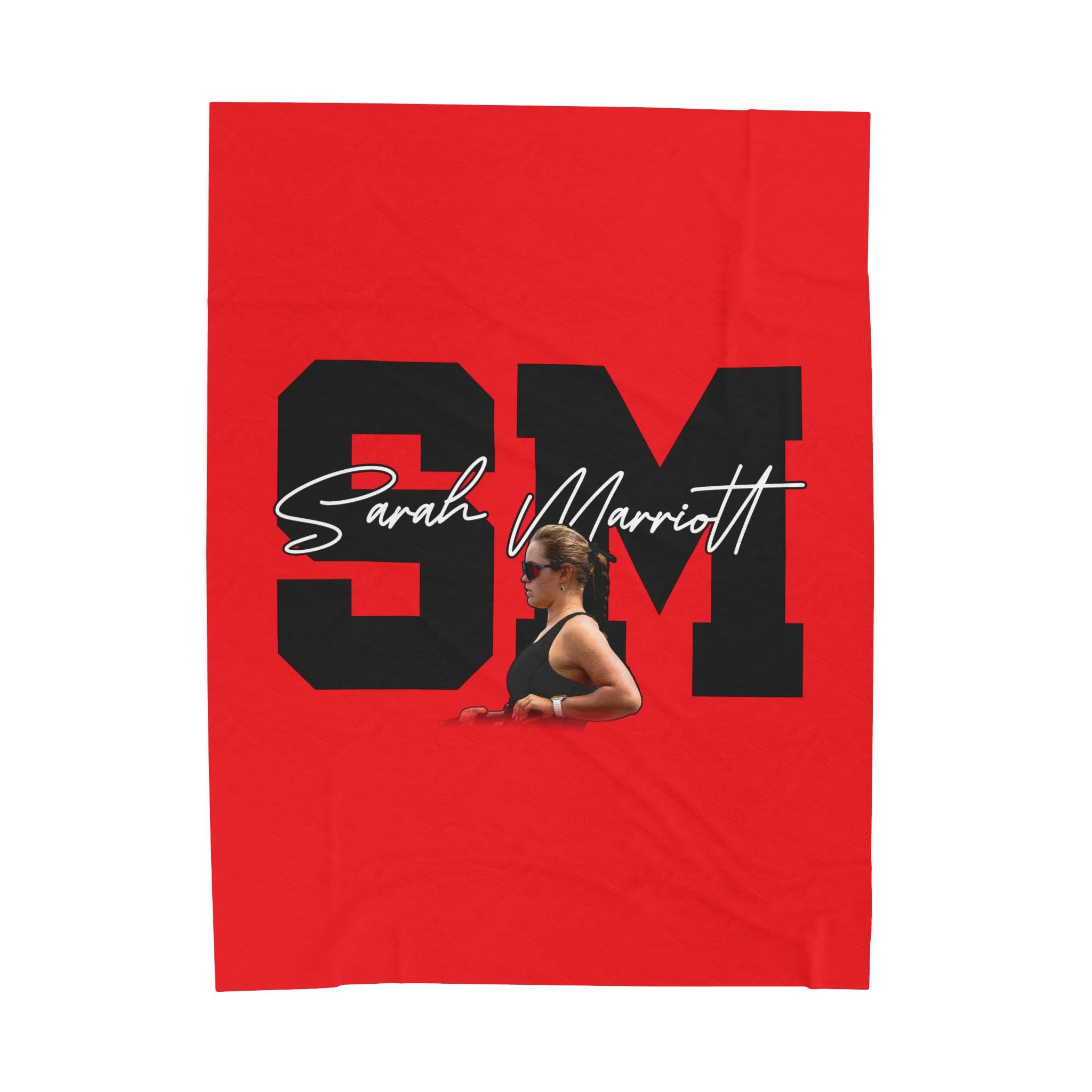 Sarah Marriott Velveteen Plush Blanket