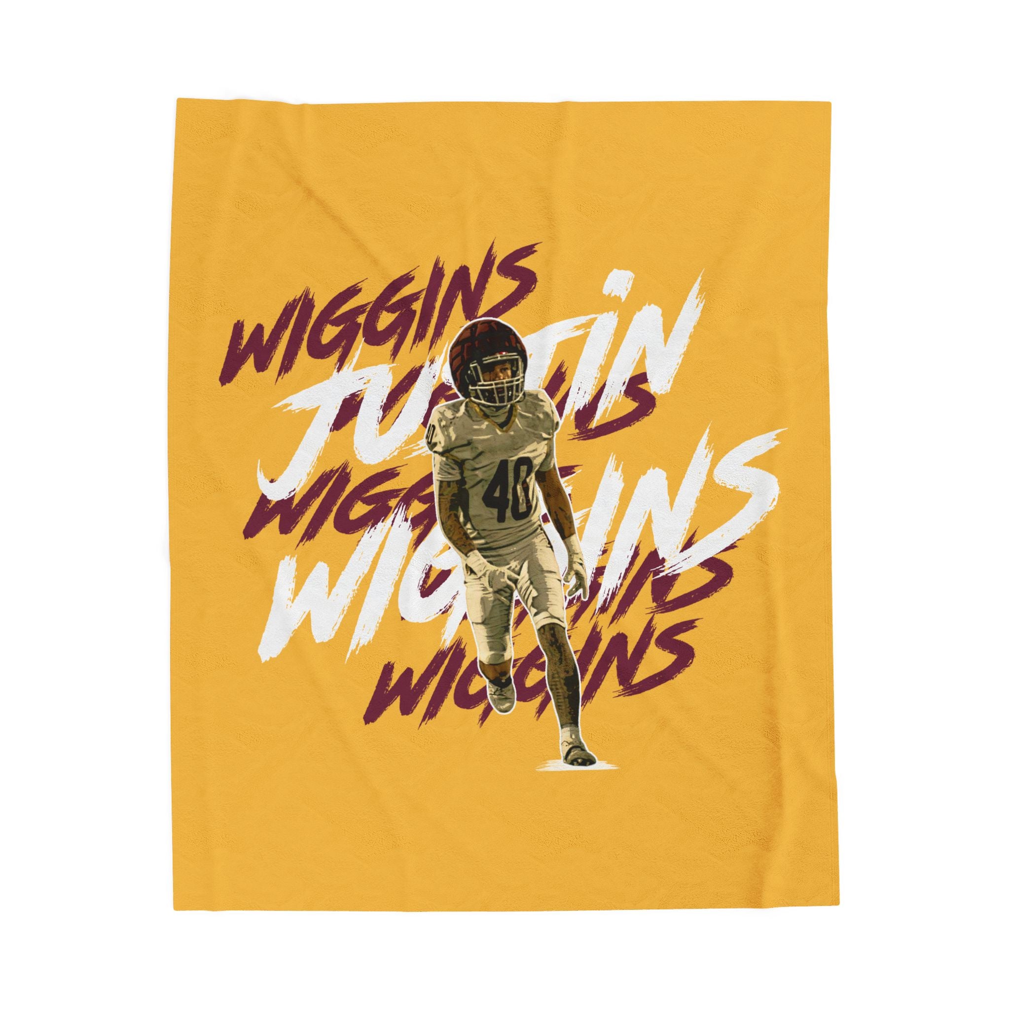Justin Wiggins Velveteen Plush Blanket
