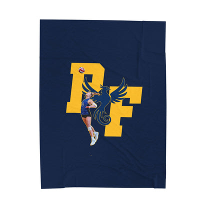 Phoenix Fogel Velveteen Plush Blanket