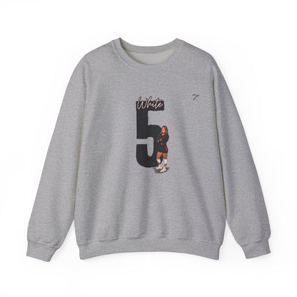 Amelia White Crewneck