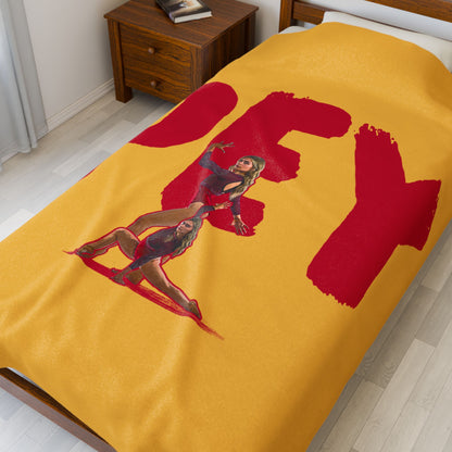 Peyton Nock Velveteen Plush Blanket