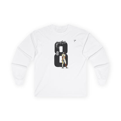 Nasir White Long Sleeve Tee