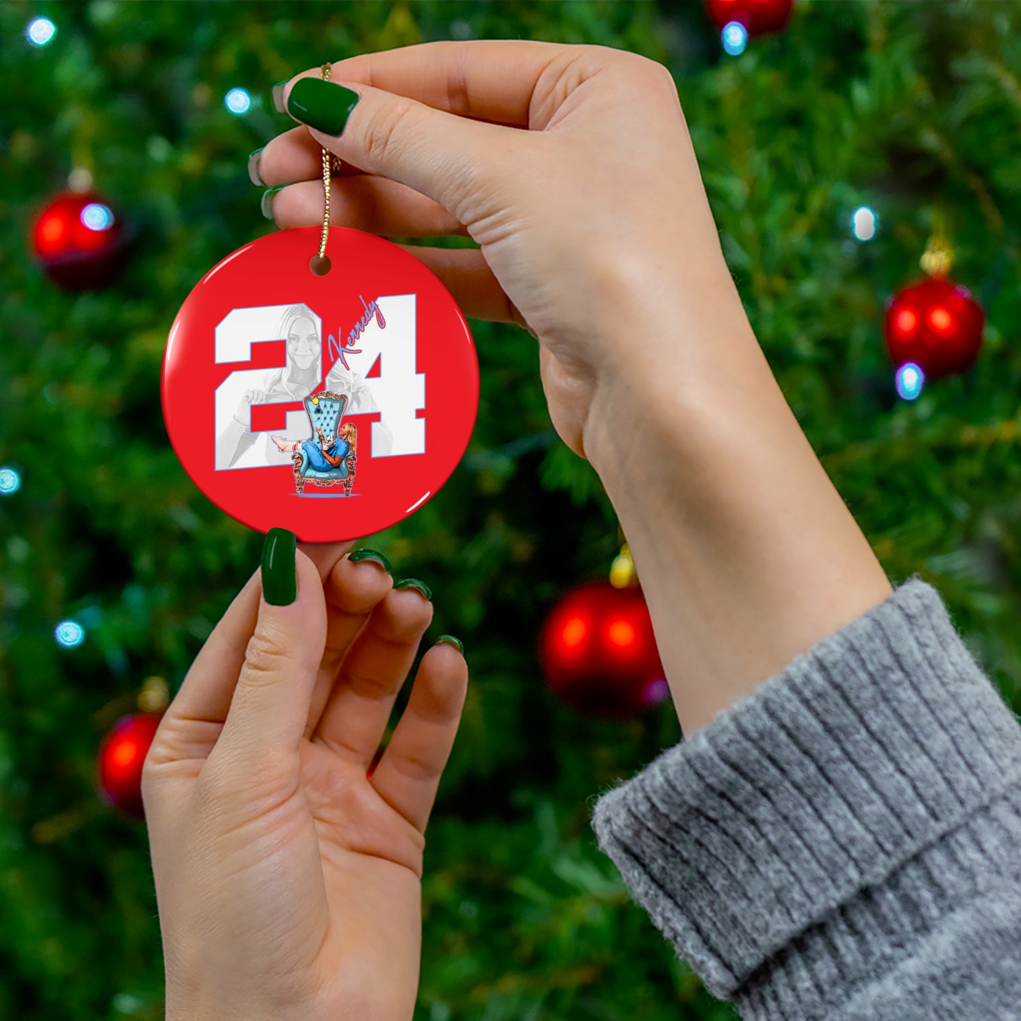 Payton Kennedy Ceramic Ornament