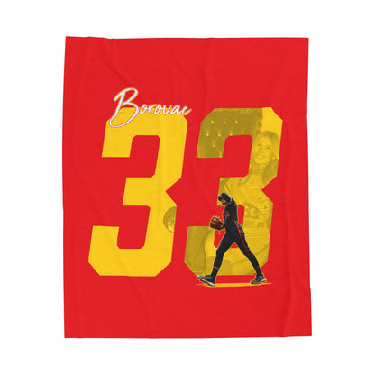 Taylor Borovac Velveteen Plush Blanket