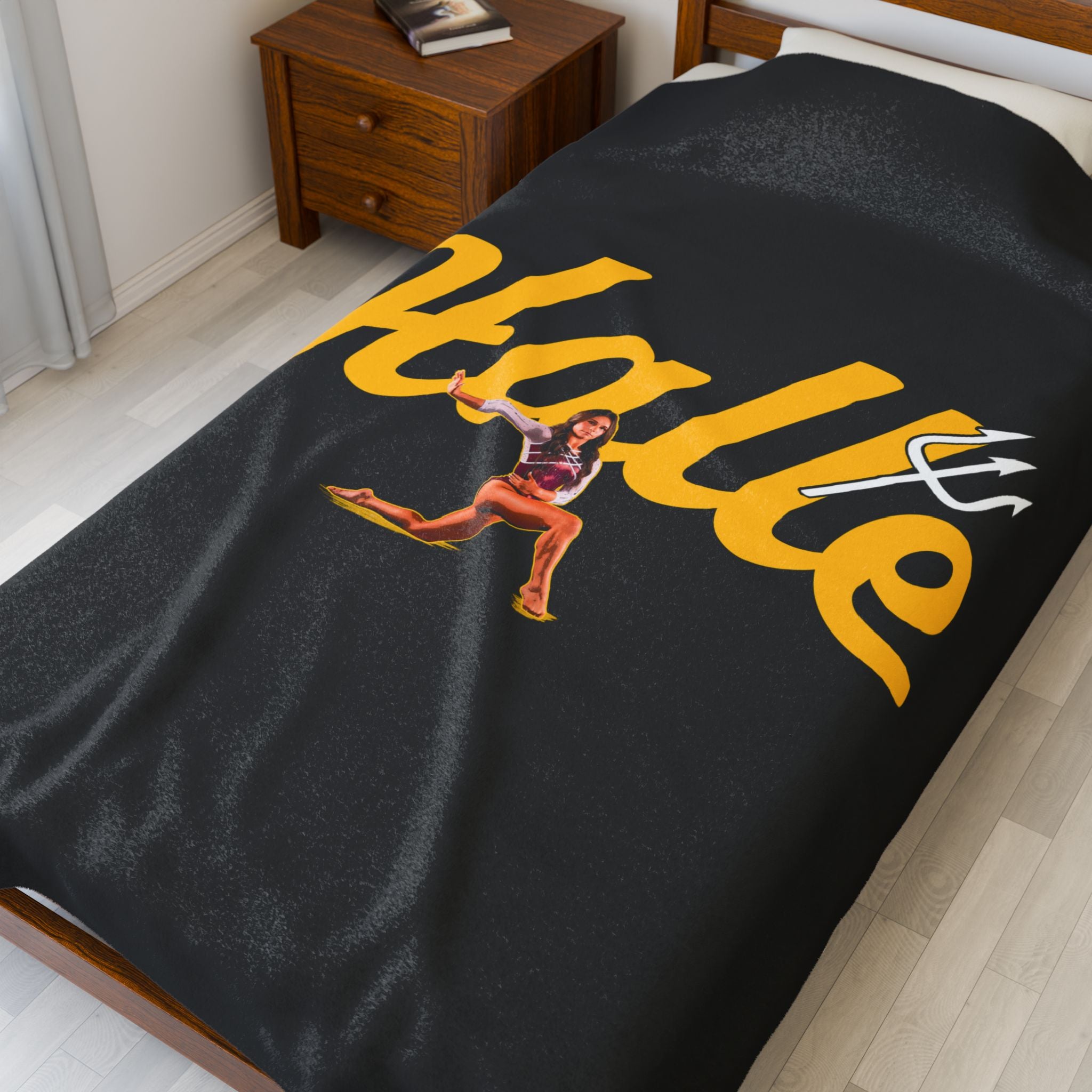 Halle Gregoire Velveteen Plush Blanket
