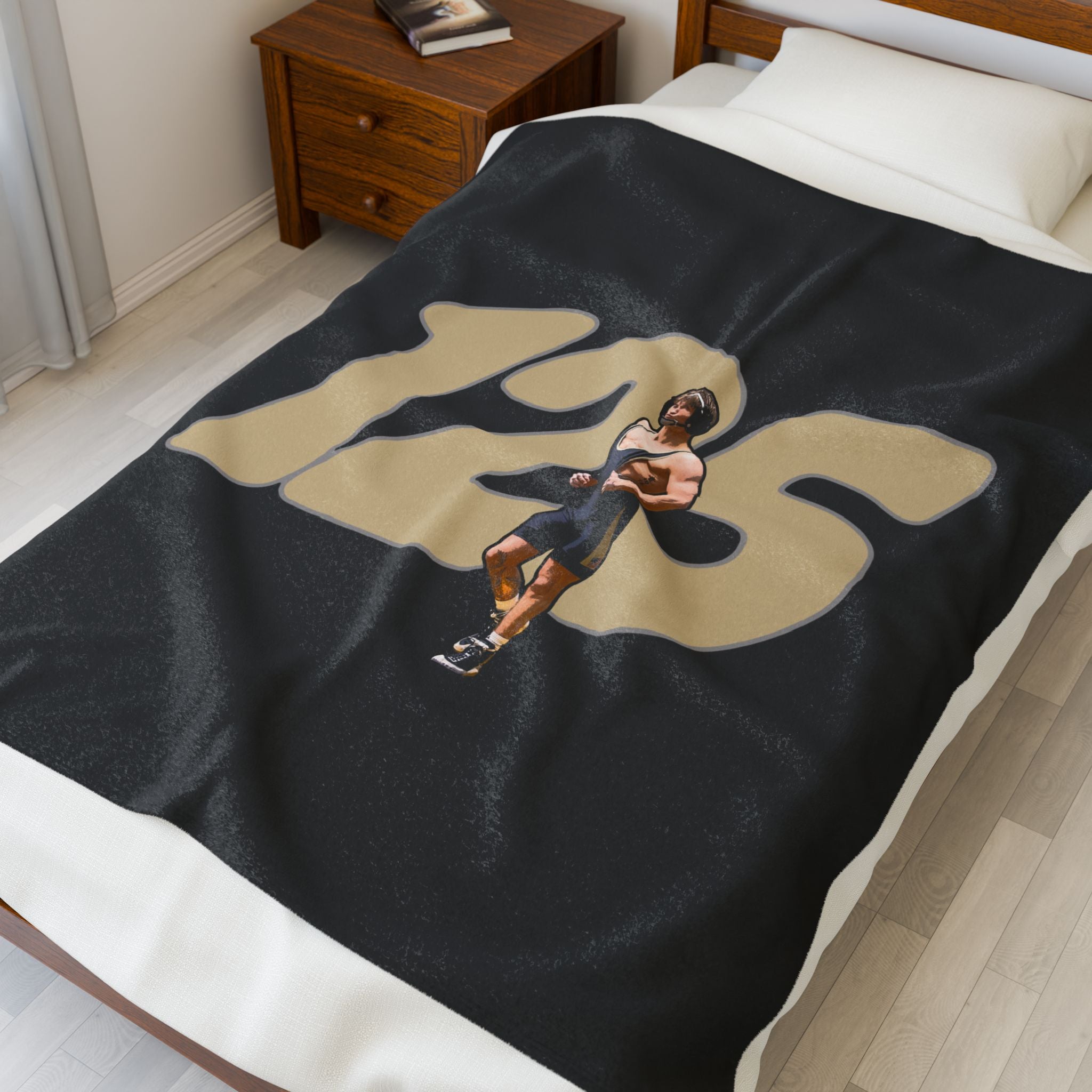 Ashton Jackson Velveteen Plush Blanket