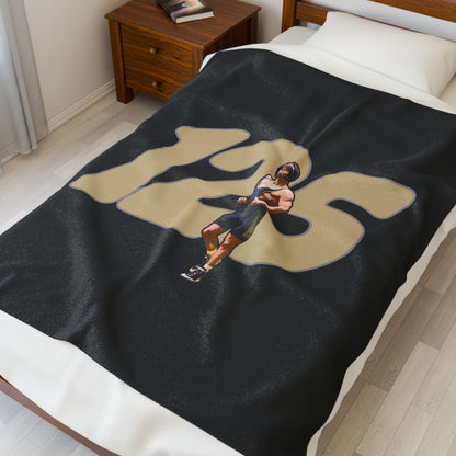 Ashton Jackson Velveteen Plush Blanket
