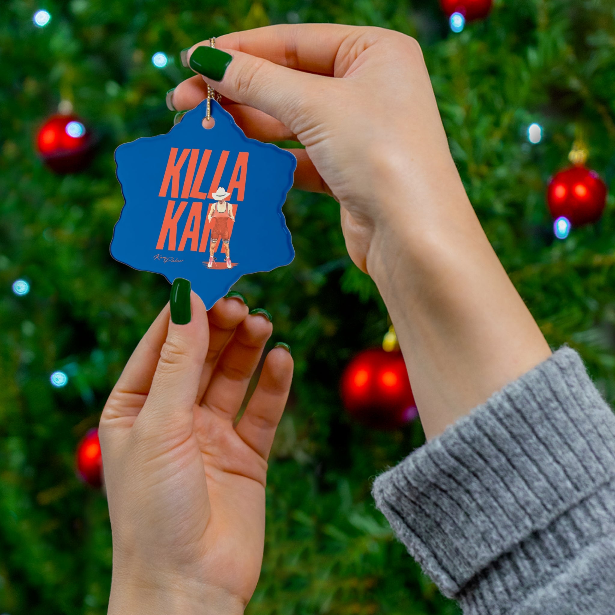 Kam Palmer Ceramic Ornament