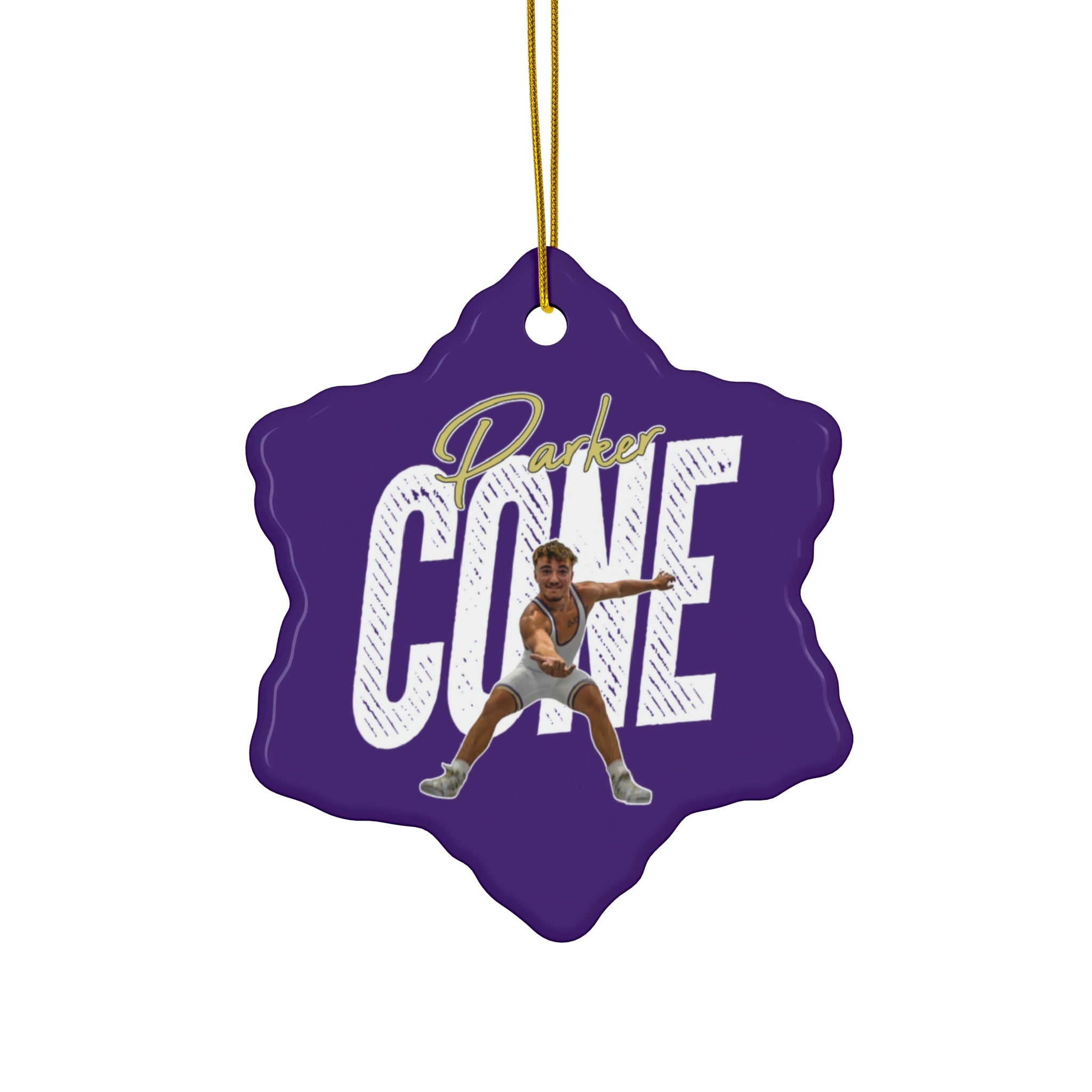 Parker Cone Ceramic Ornament