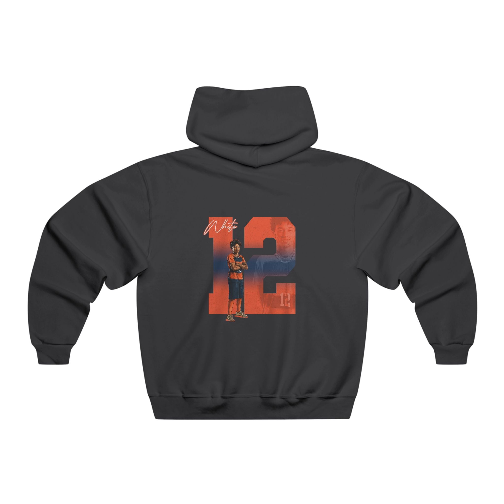 Dario White Vintage Hoodie