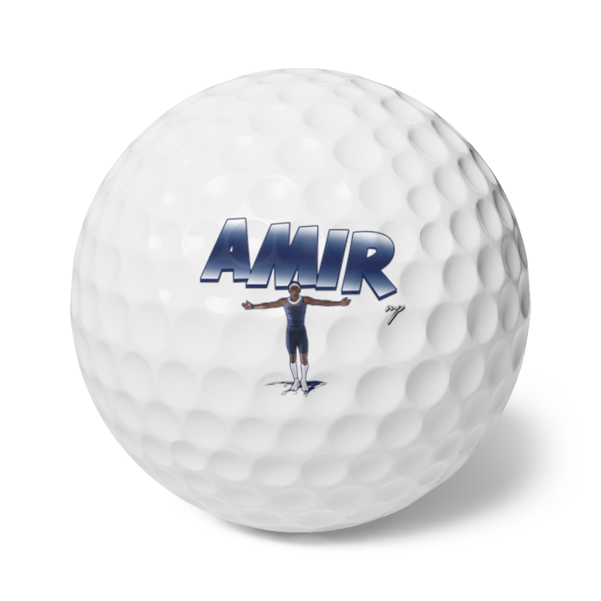 Amir Muhammad Golf Balls, 6pc