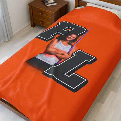Payton Logan Velveteen Plush Blanket