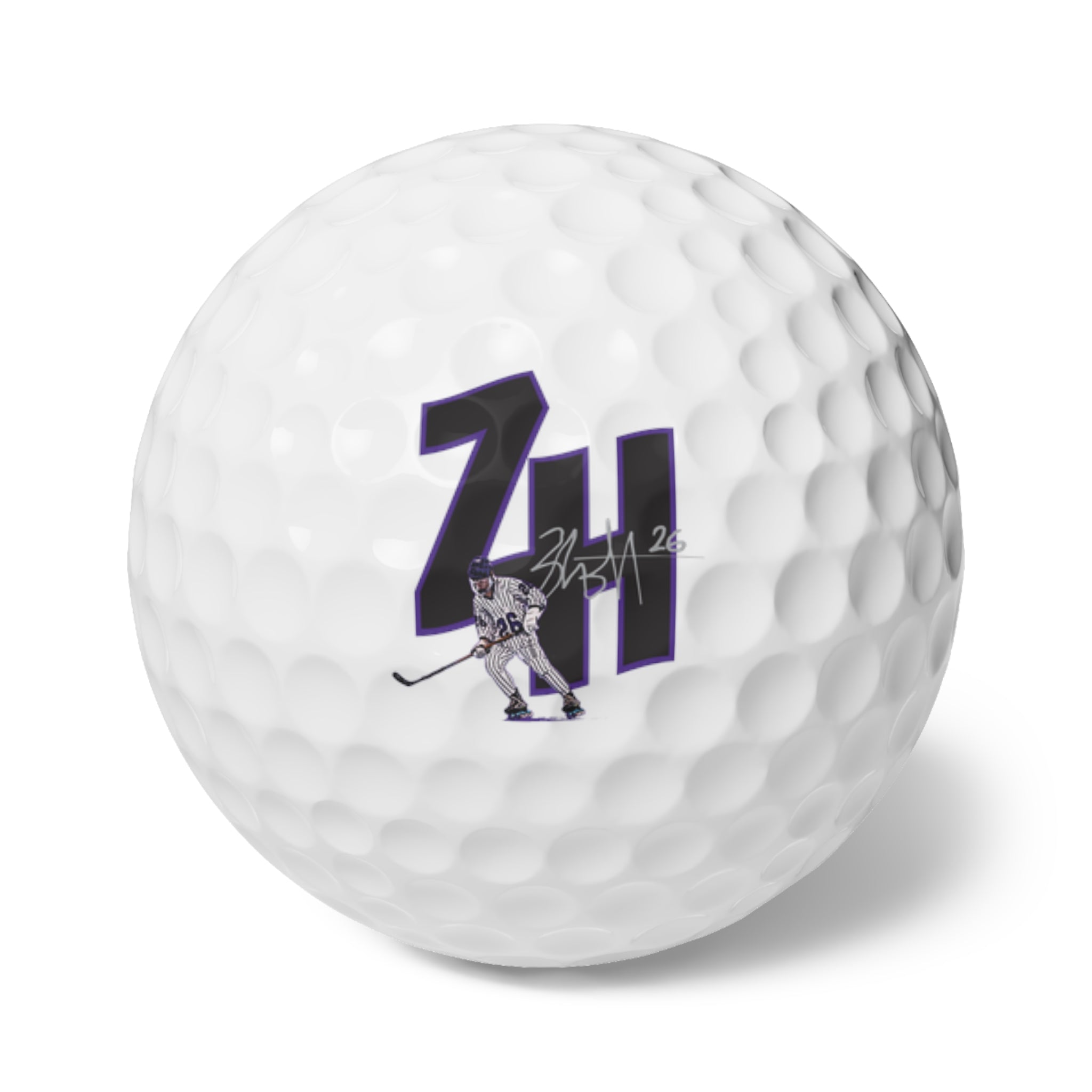 Zach Hoffman Golf Balls, 6pc