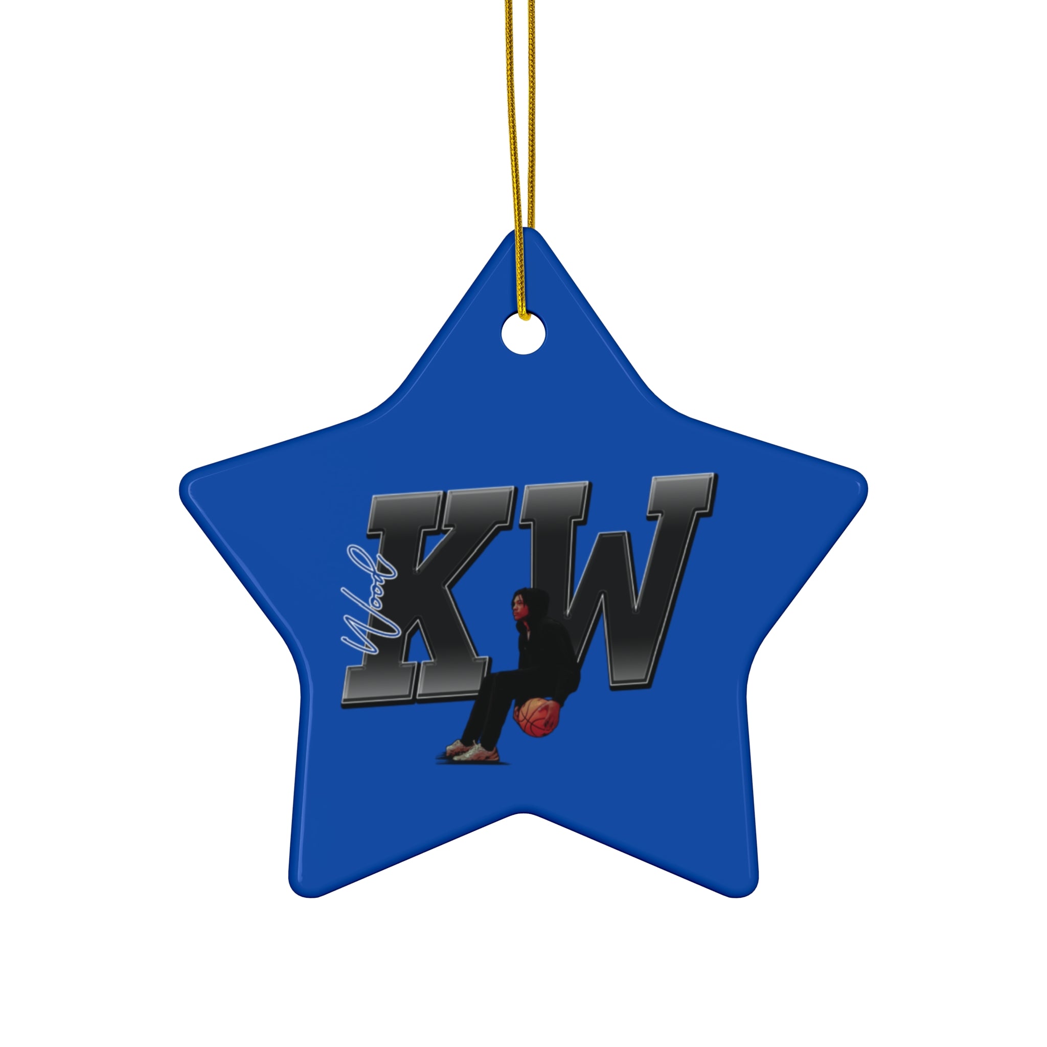 Keimarien Wood Ceramic Ornament