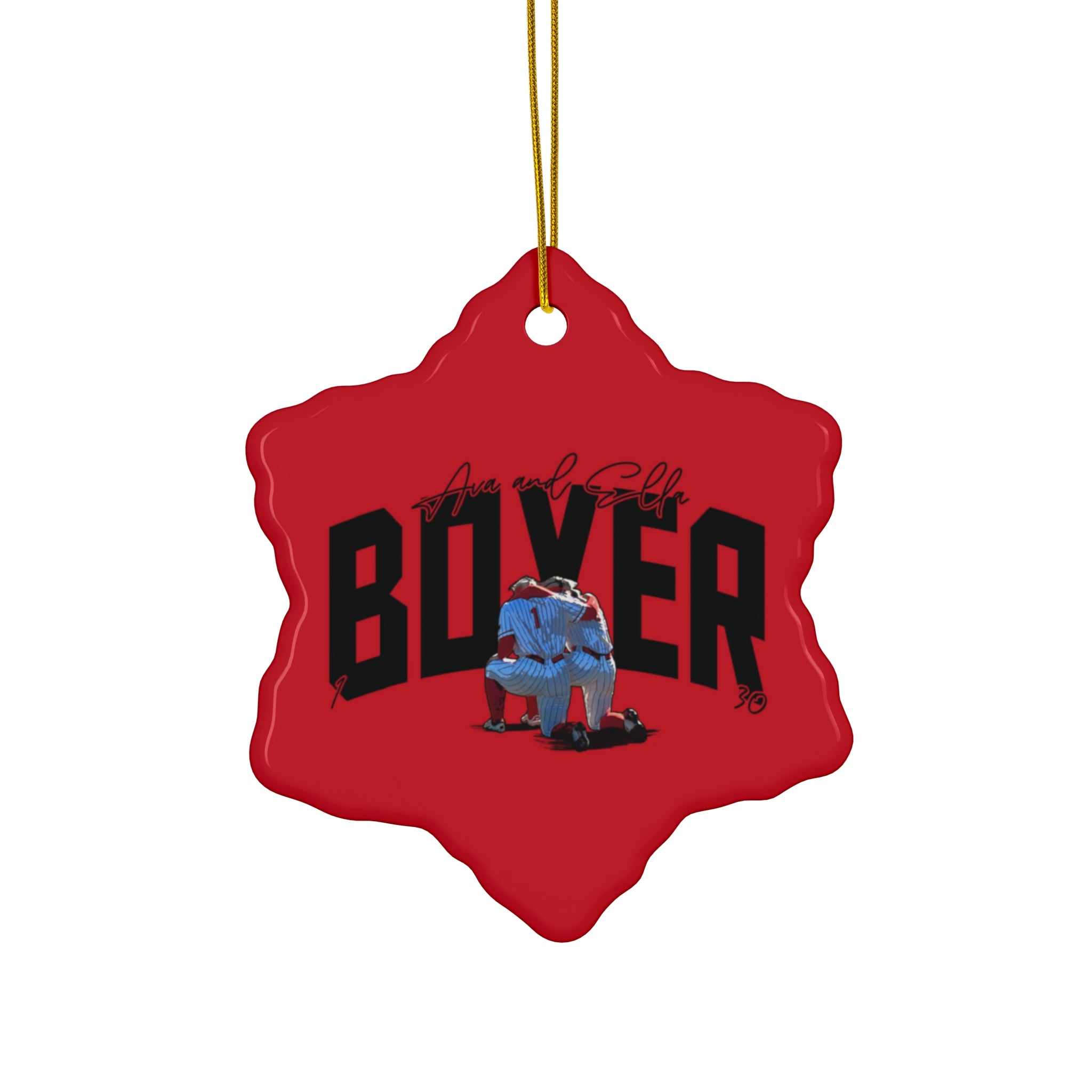 Ella Boyer Ceramic Ornament