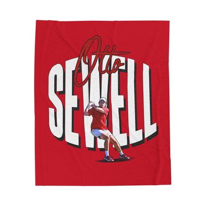 Otto Sewell Velveteen Plush Blanket