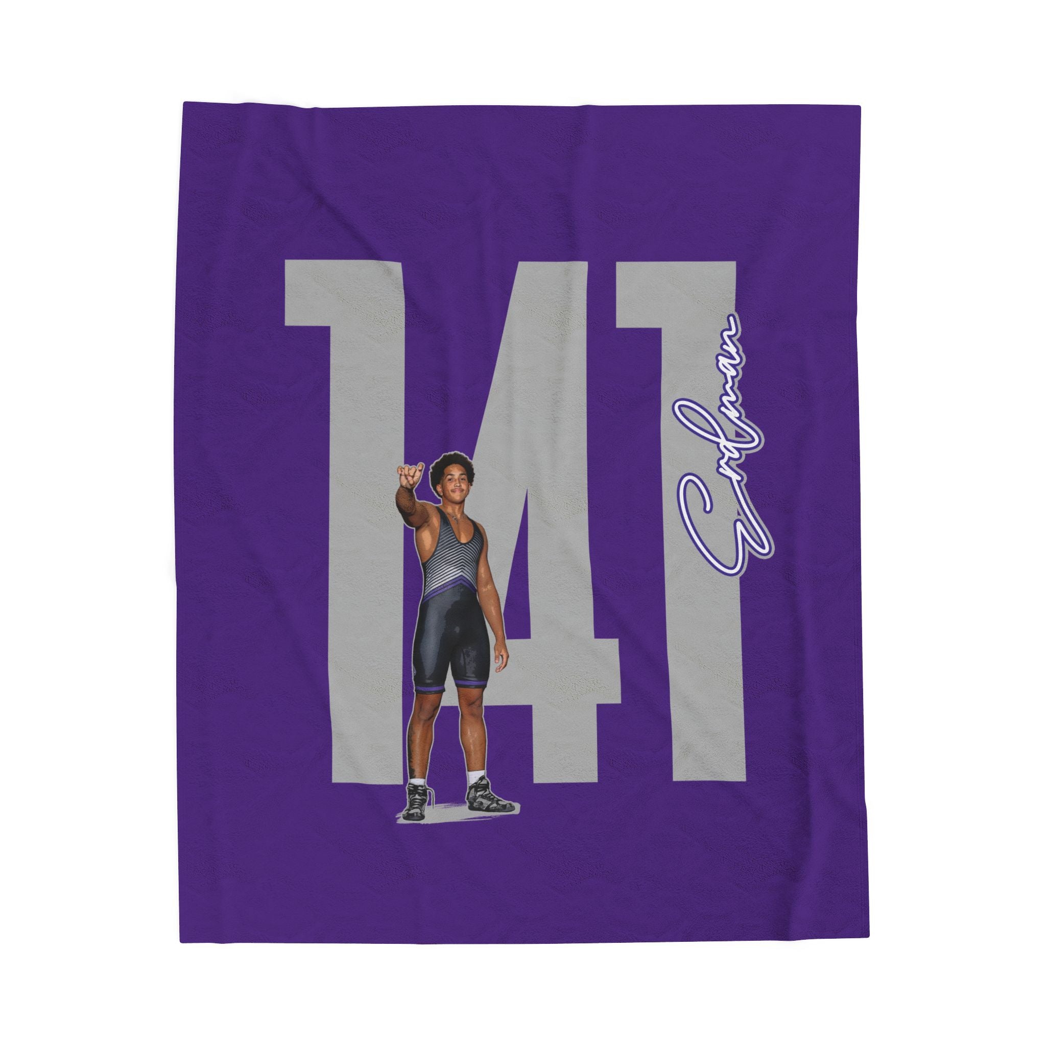 Moe Erdman Velveteen Plush Blanket