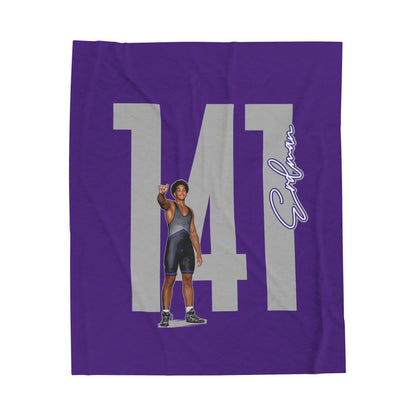 Moe Erdman Velveteen Plush Blanket