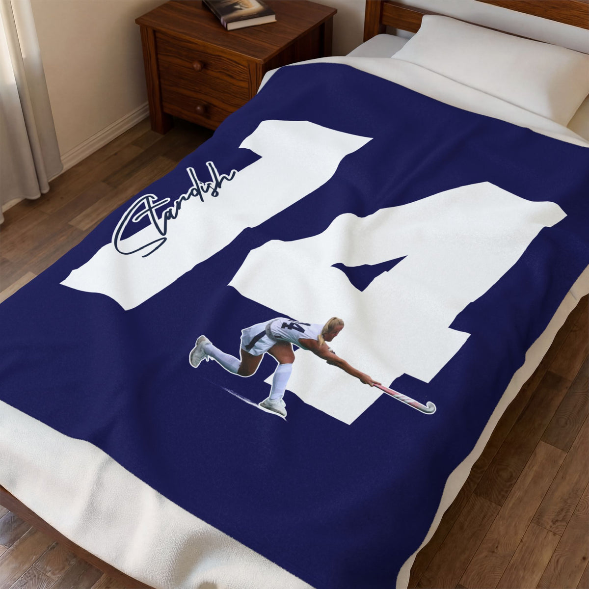 Cam Standish Velveteen Plush Blanket