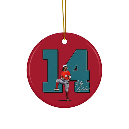 Mya Pacheco Ceramic Ornament