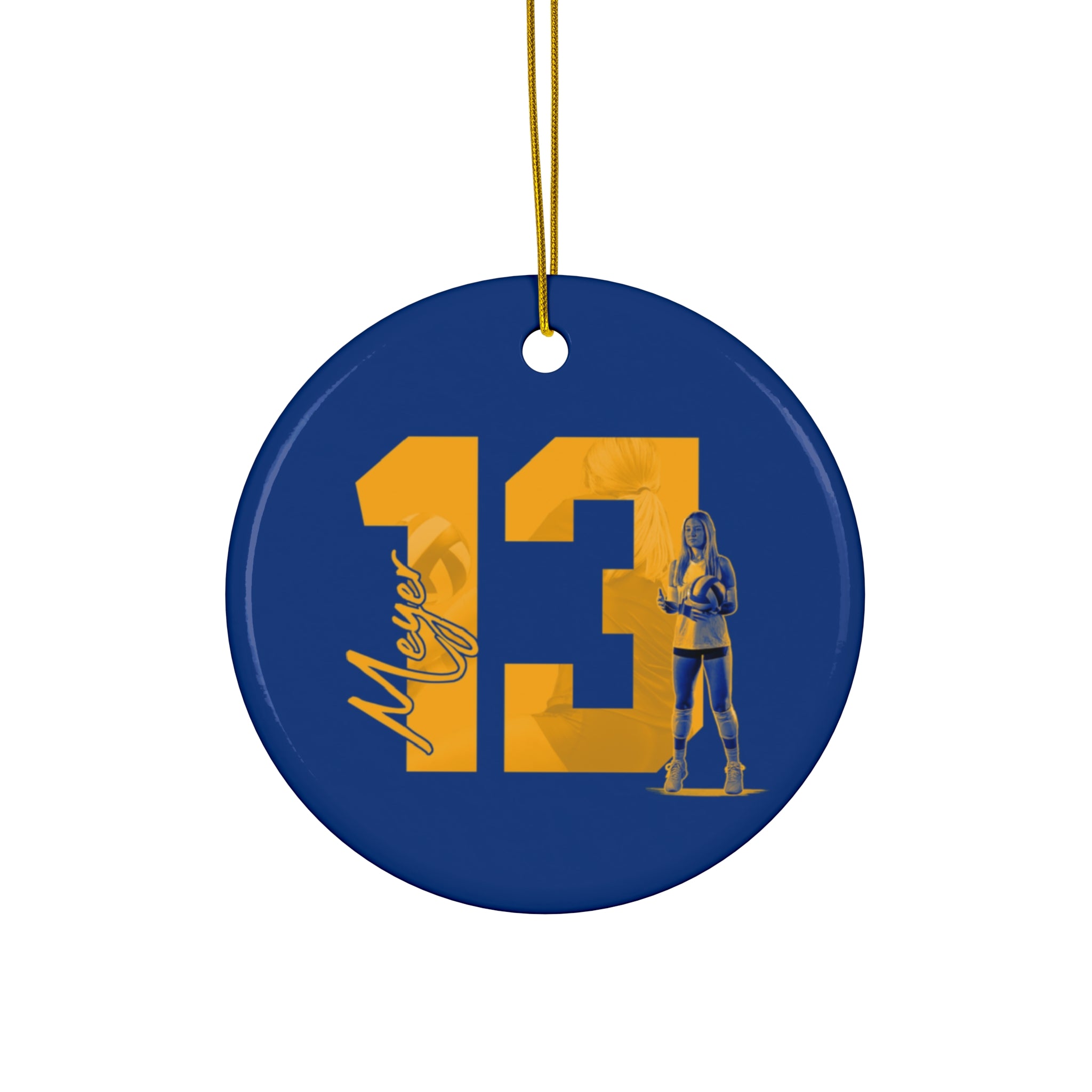 Mallorie Meyer Ceramic Ornament