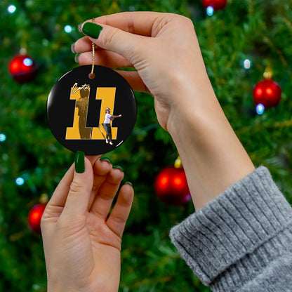 Julian Carter Ceramic Ornament