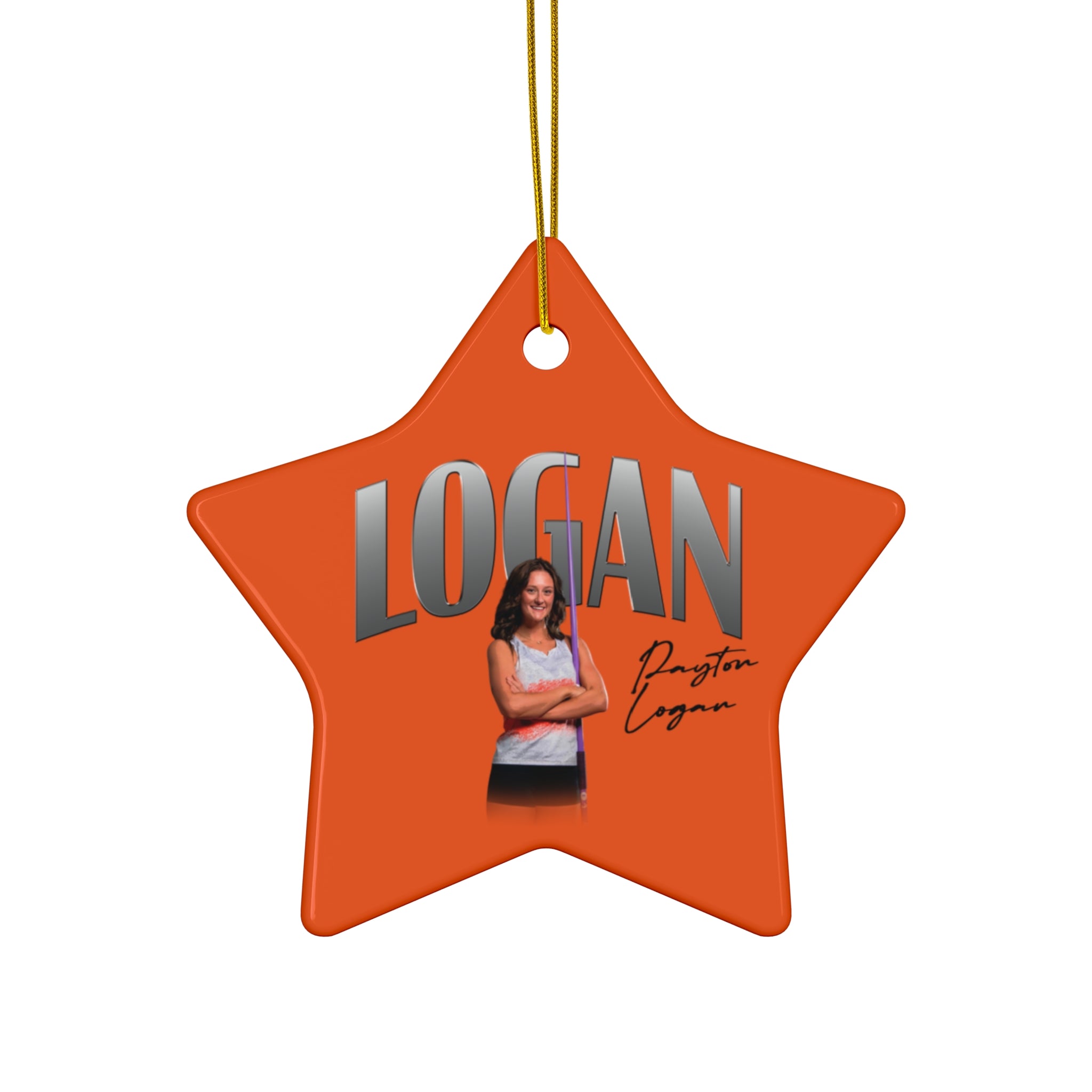 Payton Logan Ceramic Ornament