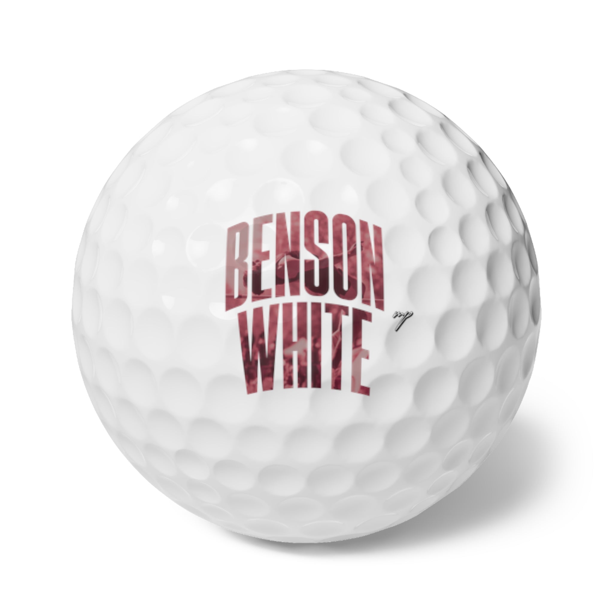 Benson White Golf Balls, 6pc
