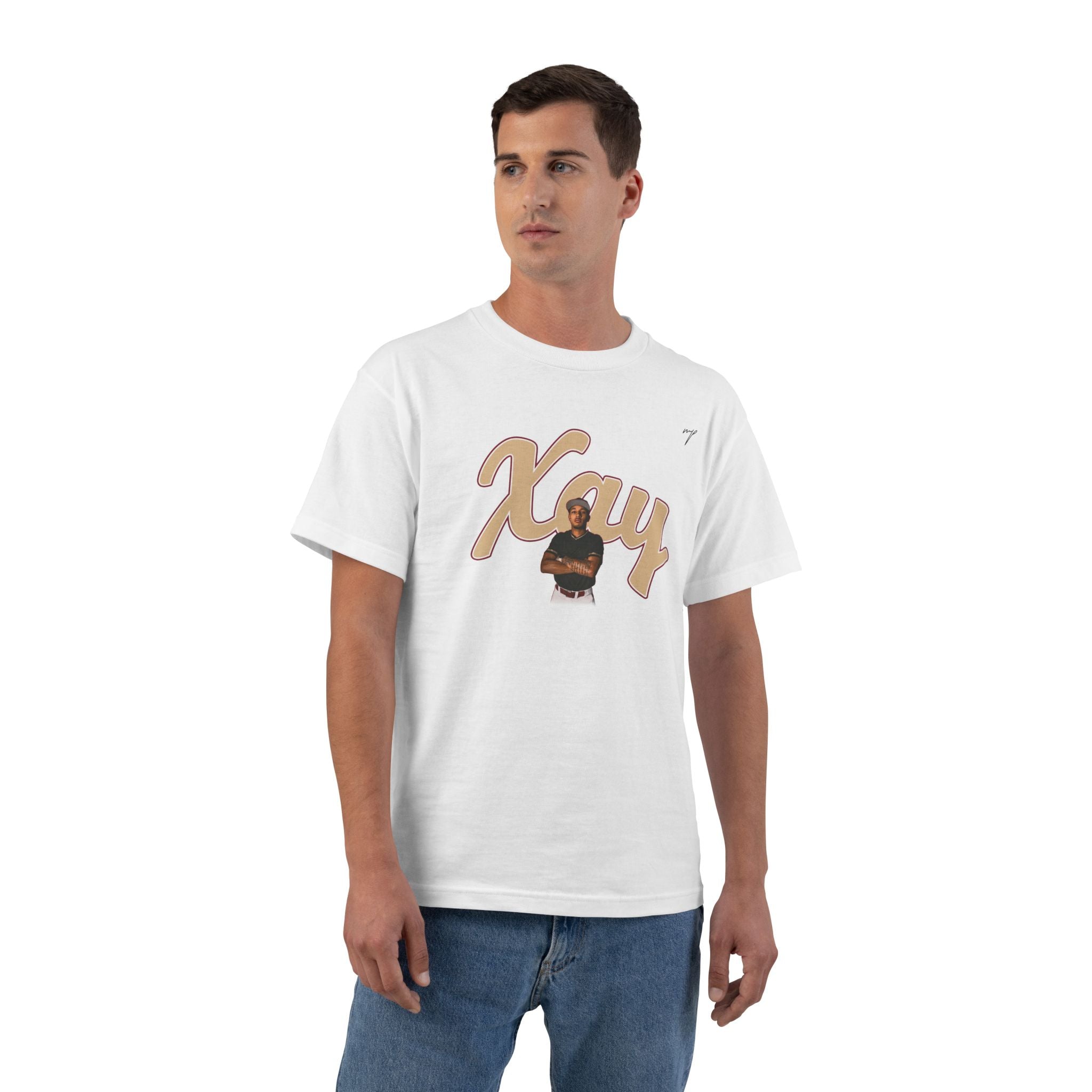 Xay Brown Vintage Tee