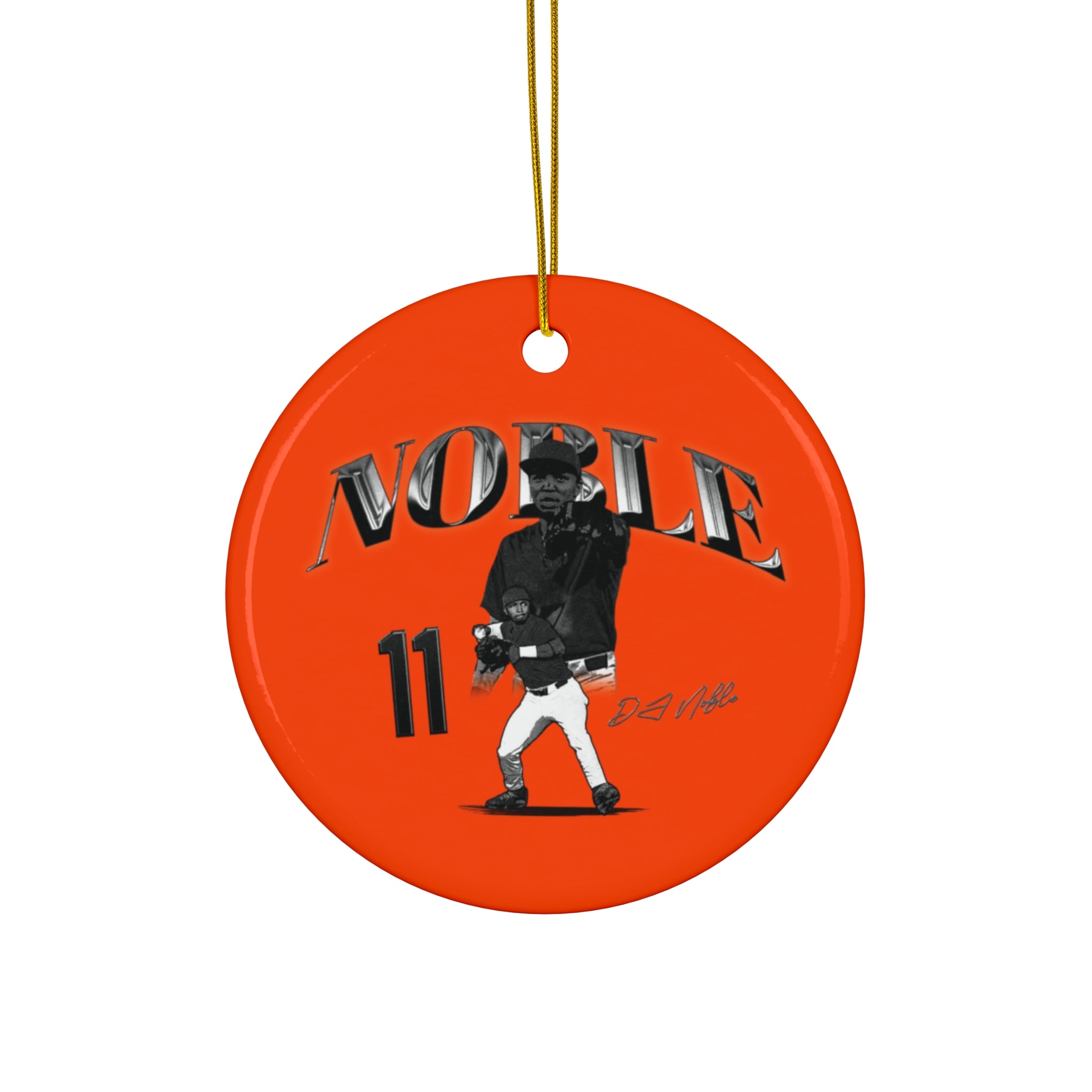 DJ Noble Ceramic Ornament