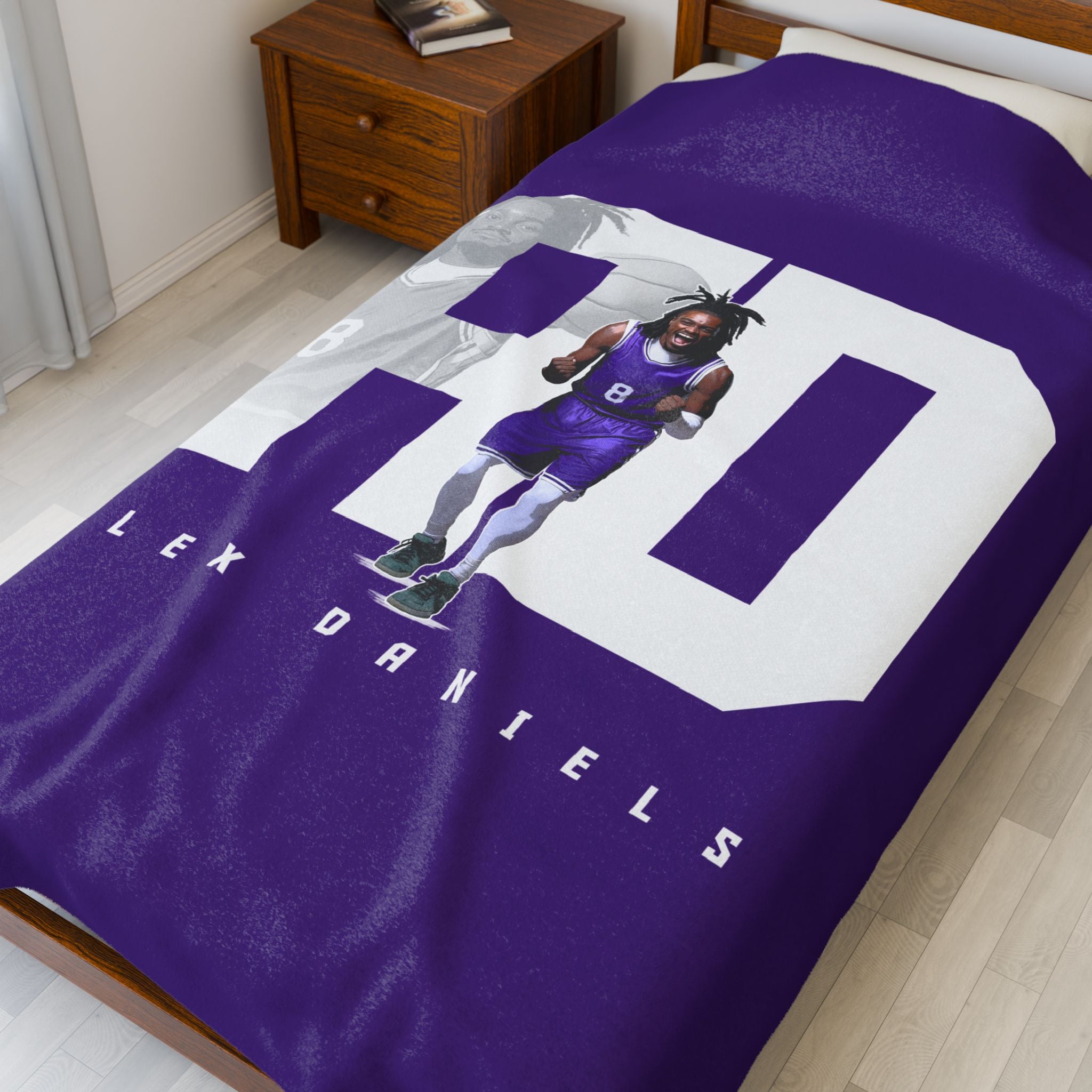 Alex Daniels Velveteen Plush Blanket