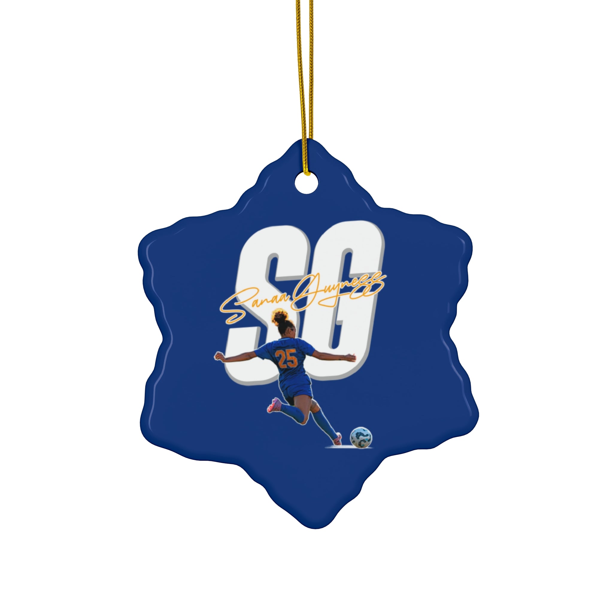 Sanaa Guyness Ceramic Ornament