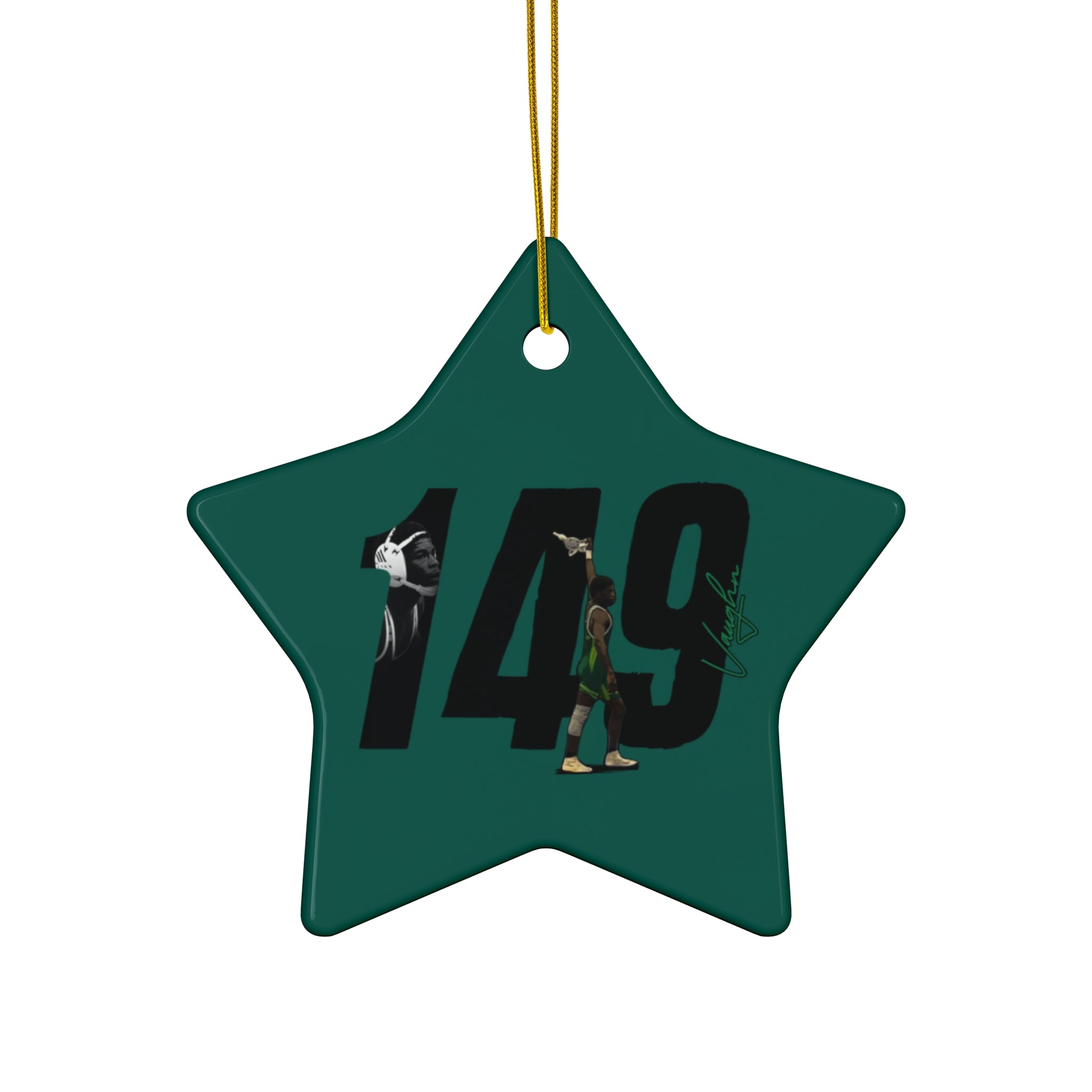 Braylon Vaughn Ceramic Ornament