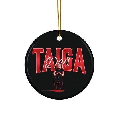 Taiga Day Ceramic Ornament