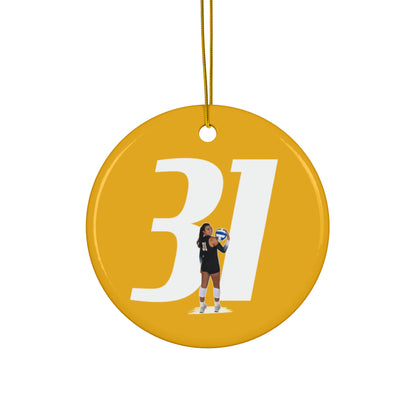 Mia Liberti Ceramic Ornament