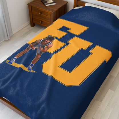 Ethan Uhorchuk Velveteen Plush Blanket